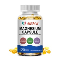 Magnesium Capsules Complex 120 Caps | Glycinate Citrate Malate Oxide For Unisex