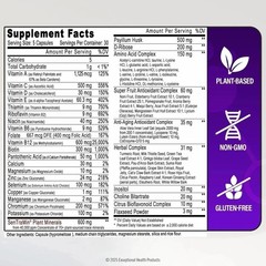 Immuno 150 Immune Support Supplement – 150 Veg Capsules Vitamins & Minerals