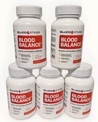 GLUCO STASIS BLOOD BALANCE CAPSULES MAX STRENGTH PILLS GLUCOSTASIS (5 PACK)