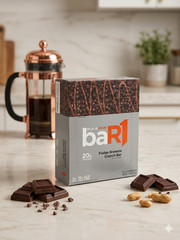 R1 Rule One – BAR1 Fudge Brownie Crunch Bar – 20g Protein, GF, 12g Fiber – 12 ct