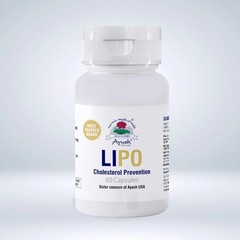 Pack od 2 X Ayush herbs Lipo (Lasun) 60 Capsules For Cholesterol Prevention d185