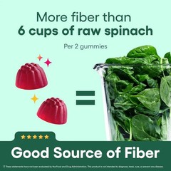 Physician’S Choice Fiber Gummies for Digestive Health & Regularity – Raspberry L
