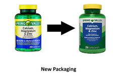 Spring Valley Calcium Magnesium and Zinc Dietary Supplement – 250 Caplets