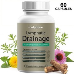 Lymphatic Drainage Supplements Natural Herbal for Immune Health Fluid Balance