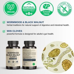 Wormwood herb Extract Walnut Black Combination Wormwood Black Walnut Clove