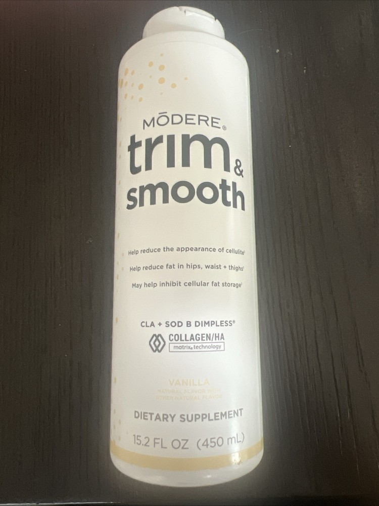 Modere VANILLA Trim & Smooth CLA SOD B Dimpless 30 Servings New! Exp 1/2027
