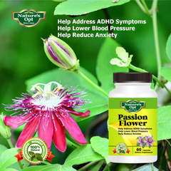 Passion Flower, Used for Anxiety, Sleep, ADHD, Insomnia, Menopause, Stress