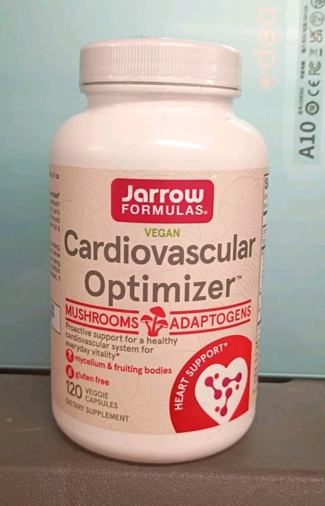 Jarrow Formulas Vegan Cardiovascular Optimizer 120 Veg Caps Exp 11/30/2026