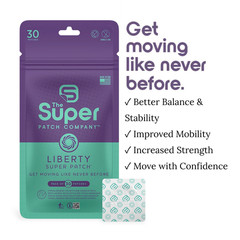Super Patch LIBERTY Balance & Stability Patch Mobility Support Drug-Free 7 Pack