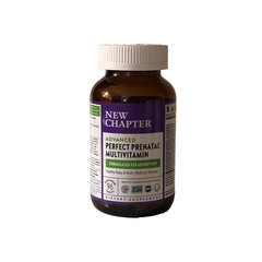 New Chapter Advanced Perfect Prenatal Multivitamin — 96 Vegan Tablets