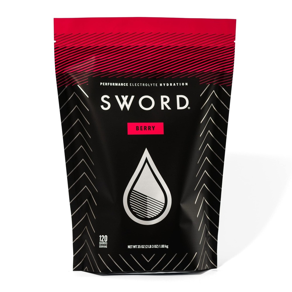 SWORD PERFORMANCE Electrolyte Replenisher Powder Drink Mix, Berry, 30-Serving…