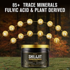 Pure 100% Himalayan Shilajit, Soft Resin, Organic, Extremely Potent, Fulvic Acid