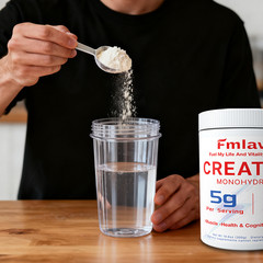 Fmlave Creatine Monohydrate 5g Micronized Creatine 10.58oz – 60 Serving Non-GMO