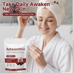 Astaxanthin 12mg Antioxidant Softgels 120 ct GMO/Gluten/Soy Free Lab Tested
