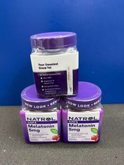 3 Pack Natrol Sleep Support Melatonin 5mg Gummies – 60ct Strawberry EXP 07/26