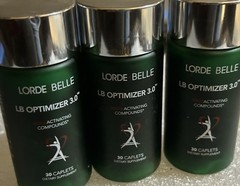 3X Lorde Belle LB Optimizer 3.0 Caplets 30ct Exp 02/2027 Activating Compounds
