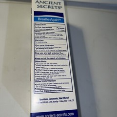 Ancient Secrets Hypertonic Seawater Nasal Spray 3.38 Oz Exp 05 2025 New Sealed