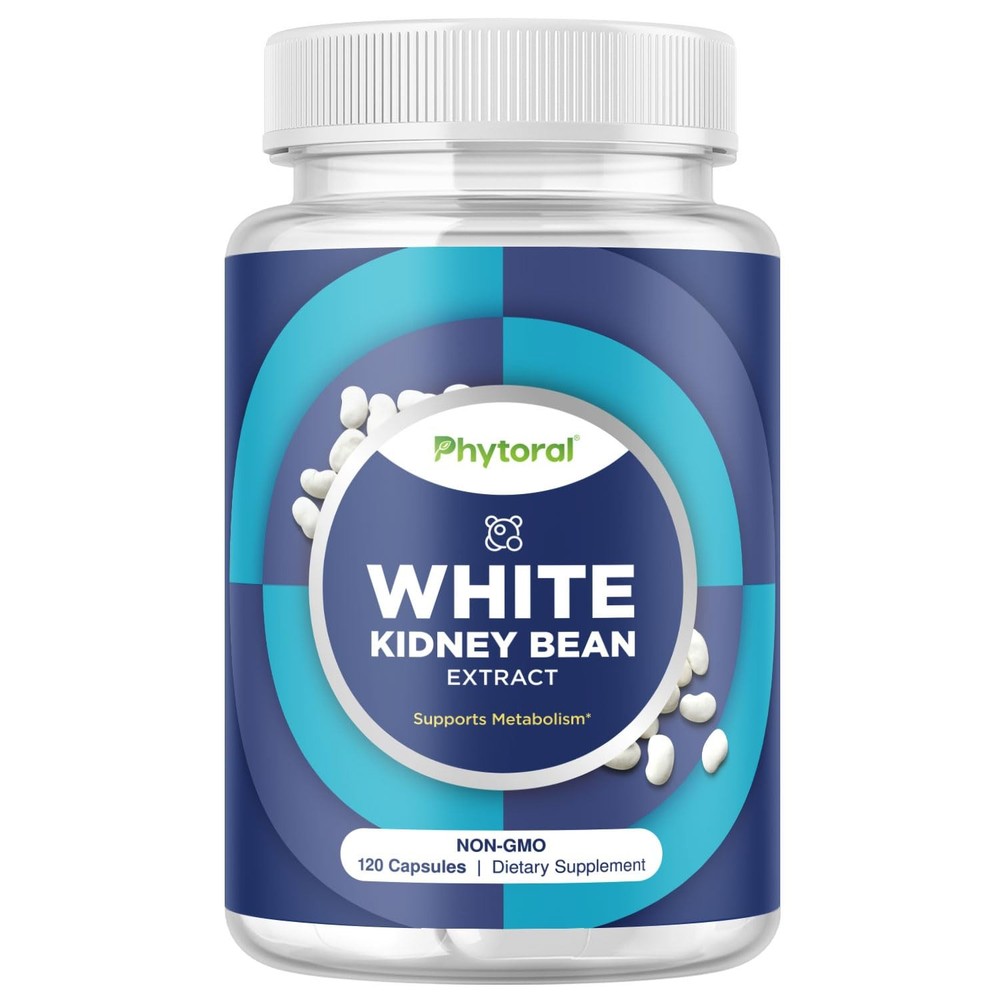 White Kidney Bean Extract Carb Blocker – White Kidney Beans Supplement for Me…