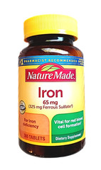 Nature Made Iron 365 Tablets Dietary Supplement Exp 06/2025