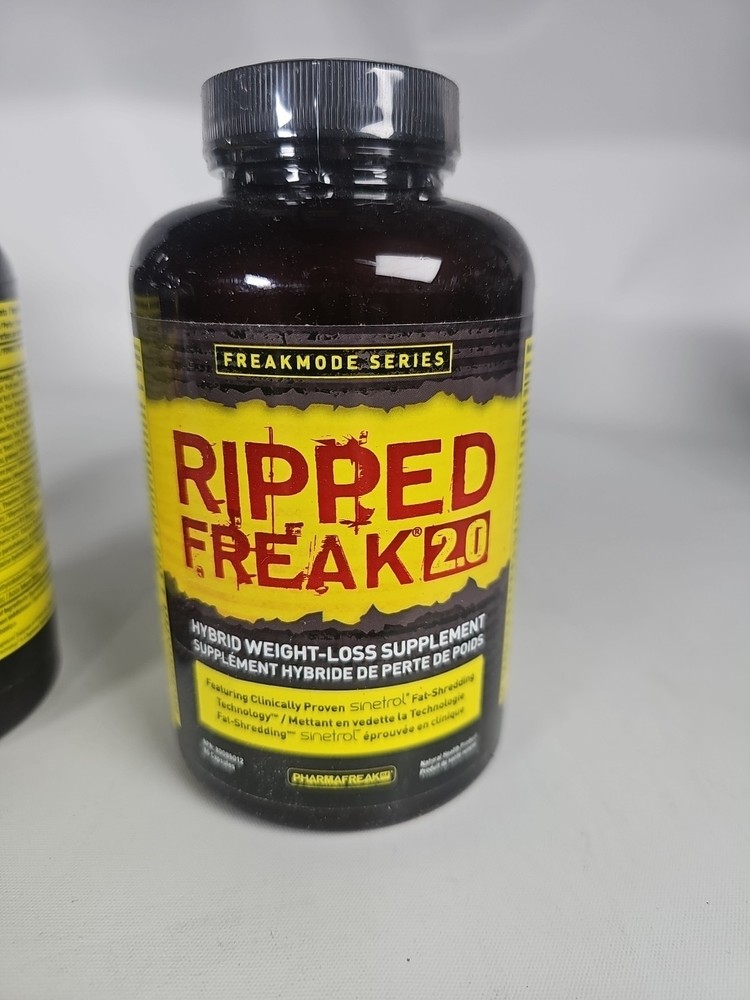 Pharmafreak Ripped Freak 2.0 Hybrid Fat Burner with Sinetrol 60 Caps New 05/2028