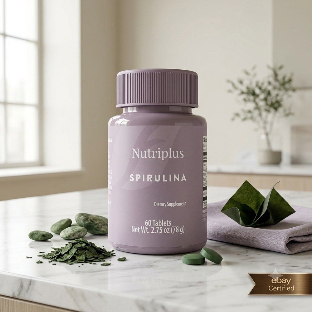 NUTRIPLUS SPIRULINA DIETARRY SUPPLEMENT 60 TABLETS GENUINE NEW!!!