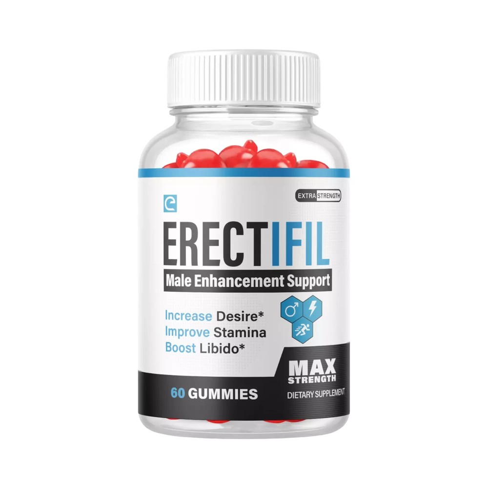 Erectifil Gummies – All Natural Support For Men -60 Gummies