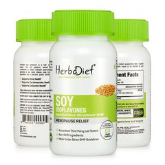 Soy Isoflavones 40% Extract Capsules for Menopause Relief & Bone Health