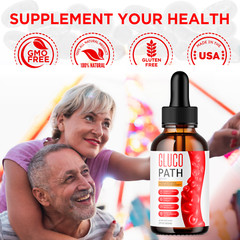 (2 Pack) Gluco Path Blood Support Drops Advanced Vitamin Formula Supplement 2ML