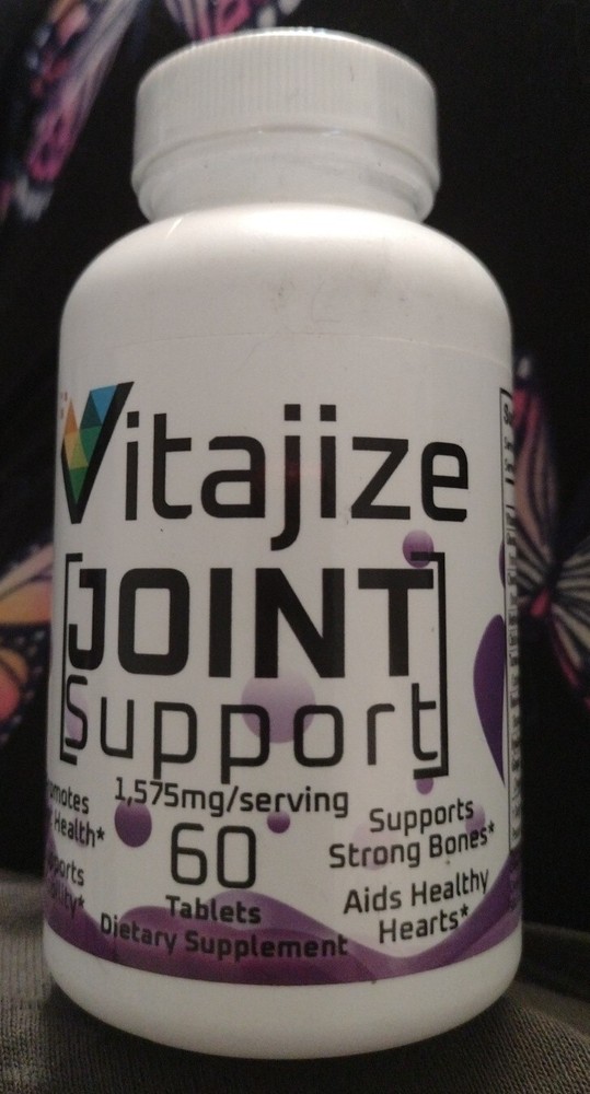 Vitajize Joint Support Dietary Supplement Strong Bones / Heart 60 Caps 09/24
