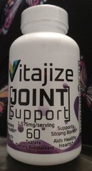 Vitajize Joint Support Dietary Supplement Strong Bones / Heart 60 Caps 09/24