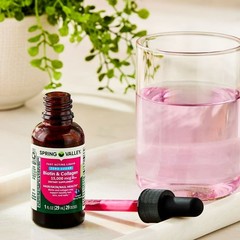 Spring Valley Zero Sugar Biotin Hair/Skin/Nails, Natural Berry Flavor, 15000 mcg