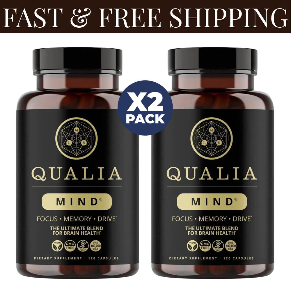 (2 Pack) Qualia Mind – 2.0 Supplement Nootropics – 240 Capsules Brain latest