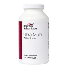 Bariatric Advantage Ultra Multi Without Iron – High Potency Multivitamin – for B
