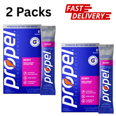 Propel Zero Sugar Berry Electrolyte Drink Mix Packets 16 Count 0.11 oz-free ship