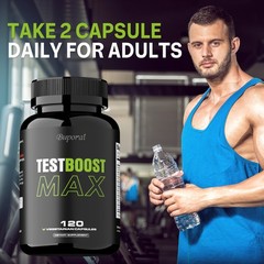 Test Boost Max 120pcs – Energy, Stamina, Strength Booster, Athletic Performance