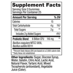 OLLY Extra Strength Probiotic Gummies for Immune and Digestive Support 50ct