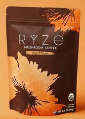 Organic Ryze Mushroom Coffee 6 Adaptogenic Mushrooms MCT Oil Herbal Support
