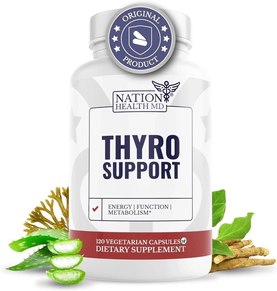 Thyro Support,Thyroid Supplement with Selenium, Bladderwrack & Zinc – Pack of 1