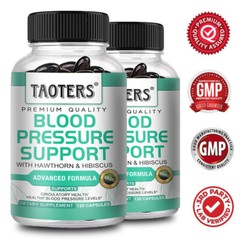 Premium Blood Pressure Support Supplement – Supports Heart Health – 120 Capsules