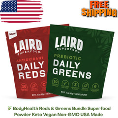 BodyHealth Reds & Greens Bundle Superfood Powder Keto Vegan Non-GMO USA Made