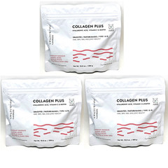 3 FKRO Collagen Plus exp 31Dec25 w Biotin 10.8oz Hyaluronic Acid 30 Serving
