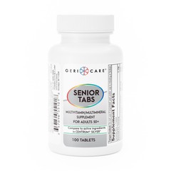 Geri-Care Multivitamin Tablet 551-01-GCP 12 Bottles 100 per Bottle