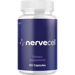 Nervecell Nerve Support Supplement Capsules Neuropathy Natural 1 Pack 60Ct