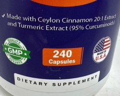 Vitamatic Berberine Complex-240 Capsules Exp 09/2028-New-US Seller
