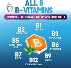 Vitamin B Complex Vitamin B Supplement – B-Complex Vitamins with B12, B6, B9