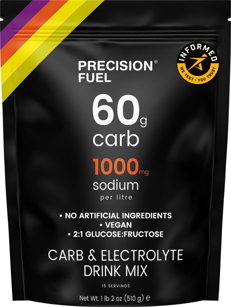 Precision Fuel PF60 Carb&Electrolyte Drink Mix Powder for Hydration&Energy – End