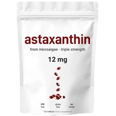Natural Astaxanthin Soft Capsule 100% Pure Additive Boost Immunity Physical Reco