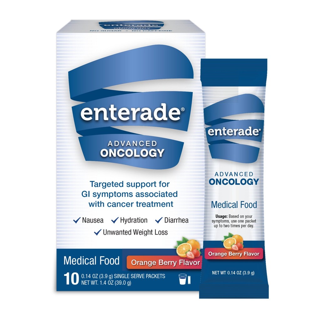enterade Advanced Oncology Oral Supplement Orange Berry Flavor 0.13 oz. 1 Ct