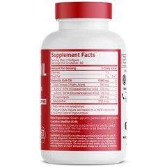 Antarctic Krill Oil 1000mg with Omega-3s EPA, DHA and Astaxanthin