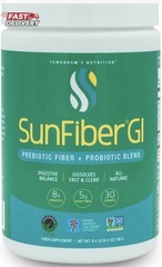 Tomorrow’s Nutrition Sunfiber GI Powder 30 Day Supply Fiber EXP 09/2028